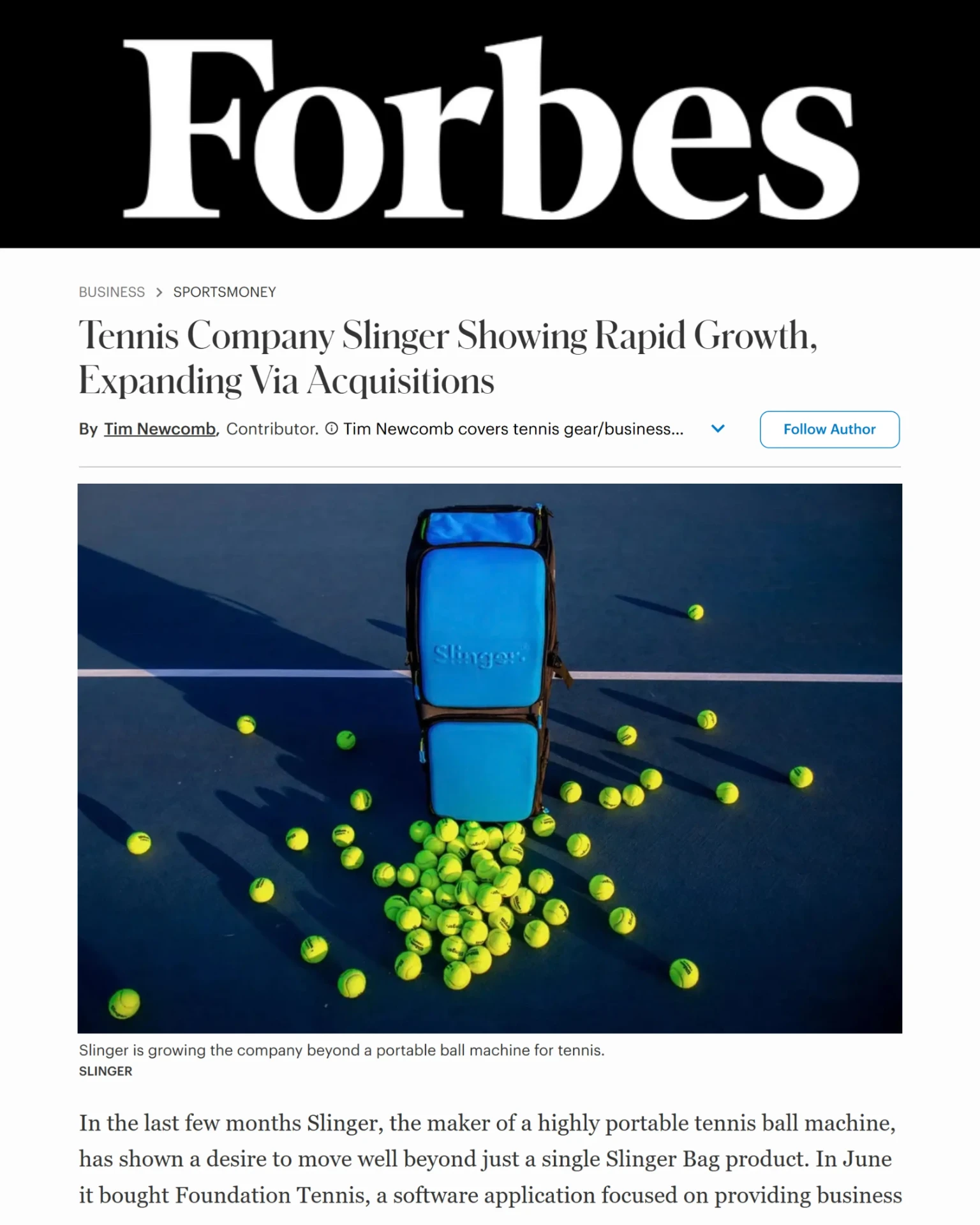 Rootine article published by Forbes